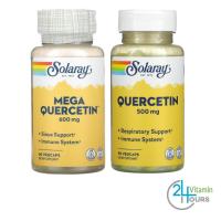 ราคา [ พร้อมส่ง ] Solaray , Quercetin , 500 mg , 90 แคปซูล / Mega Quercetin, 600 mg 60 แคปซูล - เควอซิทิน (16456941563)
