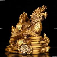 ราคา [โปรโมชั่น] เครื่องประดับเต่ามังกรทองแดงบริสุทธิ์ Kowloon หัวเต่าแม่เด็กเต่าทองเหลืองเงิน Ingot เต่าบ้านห้องนั่งเล่นตกแต่งงานฝีมือ Feng Shu (45753085938)