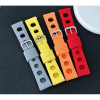 ราคา Tropical Fluororubber สําหรับ Oris S-eiko Citizen Quick Release สายนาฬิกา 20 มม.22 มม.ใหม่ FKM Tropical Strap สมาร์ทสายนาฬิกา (40568344425)