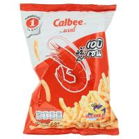 ราคา The Best!! คาลบี้ ข้าวเกรียบกุ้ง รสดั้งเดิม 68กรัม Calbee Shrimp Cracker Original Flavor 68 g. (5165916612)