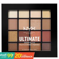 ราคา NYX Professional Makeup ULTIMATE SHADOW PALETTE MULTI FINISH SHADOW PALETTE เครื่องสำอาง พาเลทอายแชโดว์ 16 สี (6088588585)