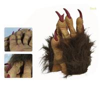 ราคา Dark ฮาโลวีนเครื่องแต่งกาย Terrify Beast - ถุงมือ latex สำหรับผู้ใหญ่ พร้อมอุปกรณ์เสริมสำหรับงานMasquerade PartyและStage Props (41875306880)