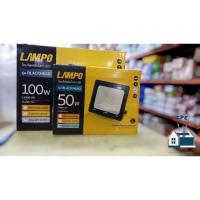 ราคา สปอร์ตไลท์ LED สีขาว 50w 100w ยี่ห้อ Lampo (43654505775)