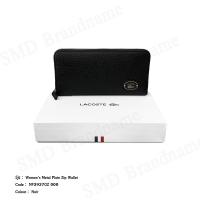 ราคา Lacoste กระเป๋าสตางค์ผู้หญิง รุ่น Women's Metal Plate Zip Wallet Code: NF3937GZ 000 (24309507793)