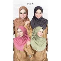 ราคา ฮิญาบผ้าคลุมสวมสำเร็จผ้า พิมพ์ลาย (27559955090)