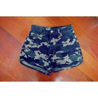 ราคา กางเกงยีนส์ขาสั้นลายทหาร (84607022)