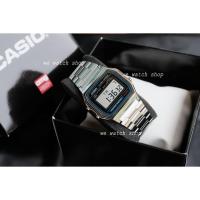 ราคา CASIO ของเเท้ CMG รุ่น A158WA-1DF สีเงิน สายเหล็ก ระบบดิจิตอล สินค้าใหม่ ของเเท้ รับประกันศูนย์ Cmg 1 ปี (344021618)