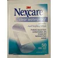ราคา พลาสเตอร์ กันน้ำ ใส Nexcare 3M 50 แผ่น 1 กล่อง (53401743976)