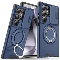 ราคา Must-Have 2-in-1 Magnetic Case สําหรับ Samsung! ป้องกันกล้องสไลด์ + 360° ขาตั้งแหวน |สําหรับ Samsung Galaxy S25 S24 S23 S22 S21 Plus S25 Ultra S25FE S24FE S23FE (49703098295)