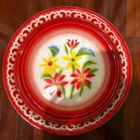 ราคา ถาดเคลือบลายดอกตรากระต่ายขนาด 22/25/30 ซม. (สินค้ามีตำหนิ) (7541885265)