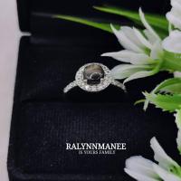 ราคา R6420 แหวนพลอยแบล็คสตาร์แซฟไฟร์แท้ (Natural Black Star Sapphire)บางกะจะ เงินแท้925 ชุบทองคำขาว ไซส์51,ไซส์55 แก้ไซส์ฟรี (23581309706)