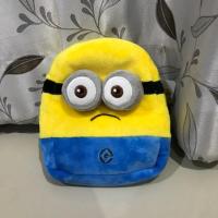 ราคา ตุ๊กตา กระเป๋า มินเนี่ยน 2 ตา Minions - Vertical Pouch 14cm x 12cm ลิขสิทธิ์แท้ นำเข้าจากญี่ปุ่น (3903939118)