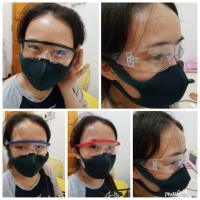 ราคา แว่นครอบตา เลนส์พลาสติกใส แว่นนิรภัย กันฝุ่น กันลม ป้องกัน สารเคมีกระเด็นเข้าตา ป้องกันฝอยละอองน้ำลาย ฝุ่นควัน เชื้อโรค (7223625718)