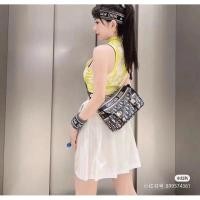 ราคา [ผลิตภัณฑ์ใหม่พิเศษ] Dior Dior Camp Series ปัก Letter Messenger Bag, Ceiling Level Shoulder Messenger Bag Unisex OZ51 (40327289032)