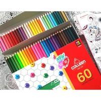 ราคา สีไม้ Colleen(คอลลีน) 60 สี 60 แท่งยาว สีเต็มด้าม ของแท้ 100% (6362635965)