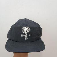 ราคา หมวกผู้ชายโพลีเอสเตอร์ snapback สีดํา Rvca (47802163313)