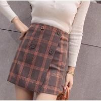 ราคา พร้อมส่ง กระโปรงเอวสูงลายสก๊อต สไตล์เกาหลี (26609362269)