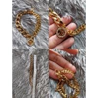 ราคา #สร้อยข้อมือแฟชั่น แต่งจี้เพชรยิบแซง ยาว 16 ซม. (26326323700)