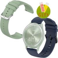 ราคา Garmin Vivomove Sport สายซิลิโคนสําหรับ Garmin Vivomove Trend สายนาฬิกาอัจฉริยะสมาร์ทวอทช์สายรัดข้อมือสร้อยข้อมืออุปกรณ์เสริม (25339527754)