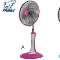 ราคา Family แฟมิลิี่ พัดลมสไลด์ก้านเหล็ก 16 นิ้ว Sport Style ของแท้ สีชมพู ราคาถูก (2014390826)