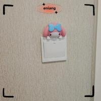 ราคา สติ๊กเกอร์สวิตช์ ENIANG, สติ๊กเกอร์สวิตช์ไฟของขวัญการ์ตูน, ตกแต่งห้องน่ารัก สติ๊กเกอร์ตกแต่งฝาครอบปลั๊กไฟติดผนัง Sanrio Hello Kitty (44603979663)