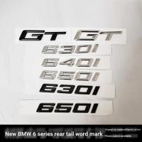 ราคา เหมาะสําหรับ BMW GT 630I 640I 650I ป้ายรถด้านหลังป้าย 6 Series GT ดัดแปลงป้ายคําสีดํา (47704173287)