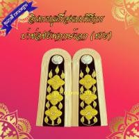 ราคา บ่าช่อชุดขาว อินทรธนูเครื่องแบบพิธีการ ช่อชัยพฤกษ์ มีดอก 3 ดอก ข้าราชการชั้นเอก ระดับ C5 - C6 ดิ้นอิตาลี (5102499019)