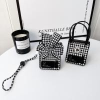 ราคา Samsung Galaxy Z Flip 3 Flip2 Case Bow Houndstooth Hand Strap Portable Cover for Flip 4 Hard Protective Cover (44316256012)