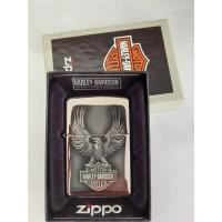 ราคา ZIPPO 49044 HARLEY DAVIDSON BLACK ICE LASER ENGRAVE ผิวแบล็คไอร์ ลายแบบเลเซอร รูปนกอินทรี ของใหม่ไม่ผ่านการใช้งาน (17997353689)
