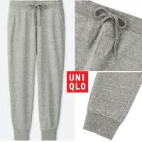ราคา ส่งต่อ กางเกงยูนิโคล่ uniqlo ของแท้ สีเทา ขาจั๊ม (11989237965)