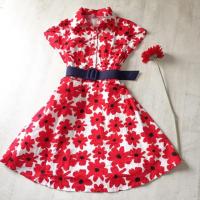 ราคา เดรสออกงาน ชุดย้อนยุค เดรสลายดอก ชุดแฟนซีปาร์ตี้ สงกรานต์ ชุดพริ้ตตี้ mc เดรสวนิดา บ้านทรายทอง เดรสทองกวาว เดรสออกงาน (1731463116)