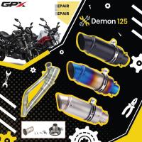 ราคา คอท่อ GPX Demon125 วัสดุแสตนเลสเกรด304 + ปลายท่อ Akrapovic ฟรีแคทลดเสียง (40502105181)