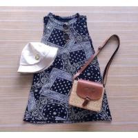 ราคา เดรสแขนกุดลายผ้าเช็ดหน้า (14110189)