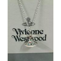 ราคา สร้อยคอกลมโปร่งใสรูปดาวเสาร์จาก Vivienne Westwood แบบ Empress Xi พร้อมลูกปัดใส (55654847032)