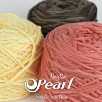 ราคา ไหมพรม คอตตอนซิลค์เกาหลี Cotton Pearl (Korean cotton silk) สีพื้น (3904098577)