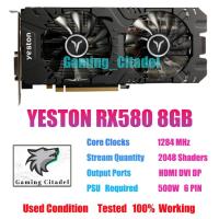 ราคา ใช้ Yeston Rx550/Rx560/Rx580/Rx590/Rx5700XT การ์ดวิดีโอ HDMI DP DVI ทดสอบแล้ว (43816191309)