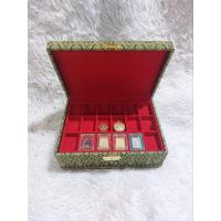 ราคา กล่องใส่พระกล่องใส่เครื่องประดับลายไทยเขียว (44103617505)