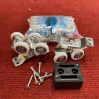 ราคา ล้อบานเลื่อนรางแขวน TTP 4 ล้อ แถมไกด์ ล้อรางแขวน [ใช้กับรางแขวนขนาด 1.6 นิ้ว] (13798251836)