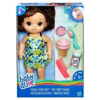 ราคา ส่งฟรี!!Baby Alive Magical Scoops Baby Doll - Brunette Hair (1858155431)