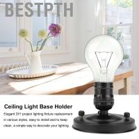 ราคา Bestpth โคมไฟติดผนังเพดานอุตสาหกรรมวินเทจ DIY อุปกรณ์ทดแทนพร้อมสไตล์สำหรับร้านอาหารห้องทำงานร้านกาแฟ (สีดำ) (26642979219)