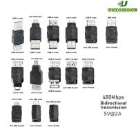 ราคา อะแดปเตอร์ USB ONE Micro USB Mini USB ตัวแปลงชายหญิงซิงค์ข้อมูลการชาร์จ 480Mbps (56353112156)