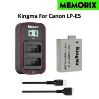 ราคา KingMa For Canon LP-E5 (1150mAh) Rechargable Li-ion battery / LCD Dual USB charger for Canon EOS 450D 500D camera (22641891903)