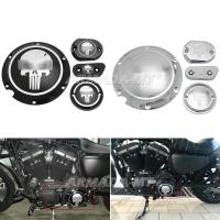 ราคา For Harley Sportster Iron XL883 XL1200 Motorcycle Parts Derby Timer Clutch Timing Covers Master Cyl (49302384326)