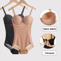 ราคา บอดี้สูทสำหรับผู้หญิง WECHERY ออกแบบมาเพื่อลดน้ำหนักและปรับแต่งสรีระ พร้อมเปิดเป้าและสายเดรส (28791437825)