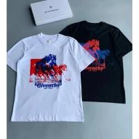 ราคา Givenchy Logo Pattern สเวตเตอร์ผ้าฝ้ายแท้แขนสั้นคอกลม สำหรับทั้งผู้ชายและผู้หญิง (57654726880)