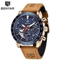ราคา Small Amount Benyar Benyar Men Quartz Business Sports Leisure Fashion Chronograph Watch 5175 (45652371332)