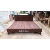 ราคา เตียงหัวเรียบโมเดรินไม้สักทอง (3373275685)