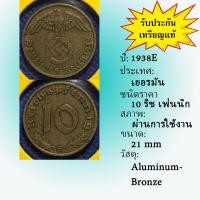 ราคา No.61128 ปี1938E GERMANY THIRD REICH เยอรมัน นาซี 10 REICHSPFENNIG เหรียญสะสม เหรียญต่างประเทศ เหรียญเก่า หายาก ราคาถูก (17991712810)