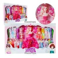 ราคา A Dream Girl Set ตุ๊กตาบาร์บี้ในชุดราตรียาว พร้อมชุดตุ๊กตามากมายหลายชุด กล่องใหญ่ (23372611494)