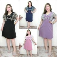 ราคา ชุดสาวอวบ ผ้ายืดใส่สบายผ้าไม่ต้องรีด อก38-44/เอว40-46"/สะโพก50"/ ชุดคนอ้วน เสื้อผ้าไซส์ใหญ่ ชุดเดรสไซส์ใหญ่ (14487048119)